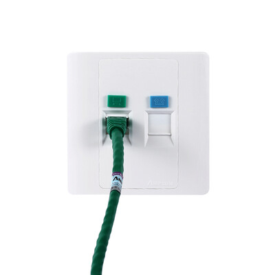 

AMPCOM (AMPCOM) network module to avoid engineering grade gold-plated super five network cable connector white