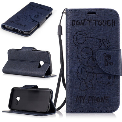 

Blue Bear выбитый PU кожаный бумажник чехол Классический откидная крышка с подставкой Функция и слот кредитной карты для Samsung G