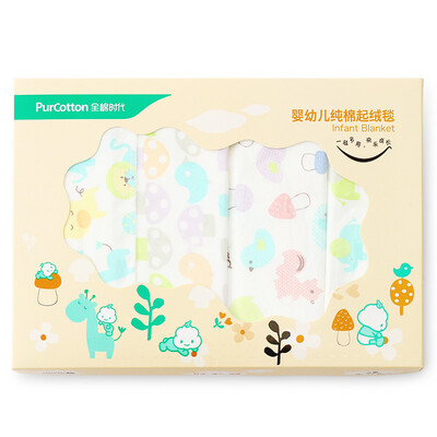 

Cotton era (PurCotton) gift packs infant cotton wool carpet cartoon animals 76x95cm, 4 installed
