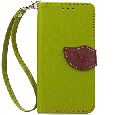 

Green Design PU Leather Flip Cover Wallet Card Holder Case for LG G2D802