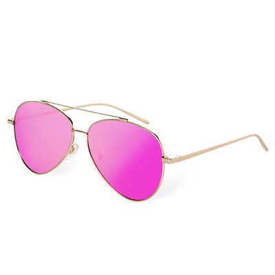 

Blue (Bluekiki) polarized sunglasses female sunglasses bright fashionable large frame polarized driving mirror 5001 gold frame rose gold