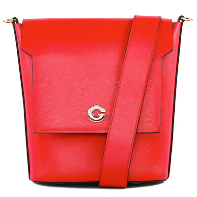 

Gui Long Snow Guy Laroche Women Shoulder Bag Kid's Leather Bag Fashion Wild Casual Skew Messenger Bag GS13971011-34 Bright Red