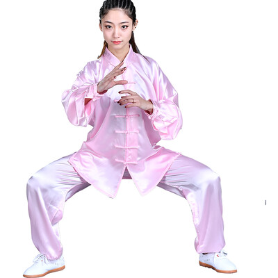 

逐波Zooboo 太极服太极拳练功服传统民族功夫服装S号浅黄