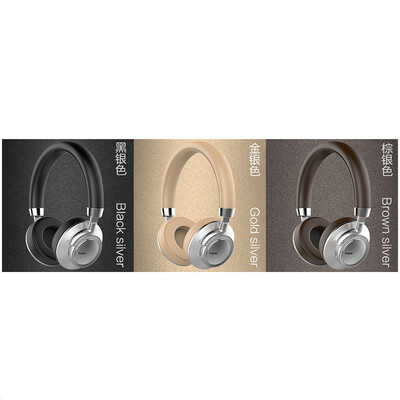 

2016 Hot Wired/Wireless Bluetooth 4.0 Headphones HIFI Stereo Headband Headphone for Computer/Android/ISO C07 (Black/Brown/Gold)