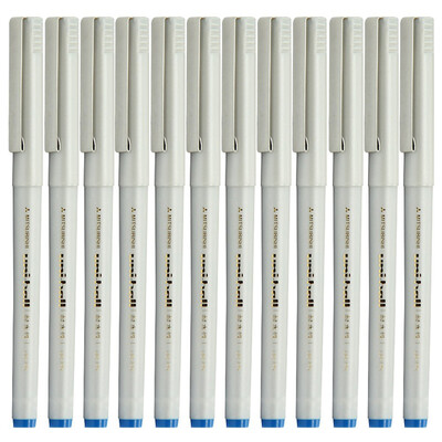 

Mitsubishi Uni UB-125 Ballpoint Pen Water resistant Gel Ink Pen Blue 05MM 12 Pack