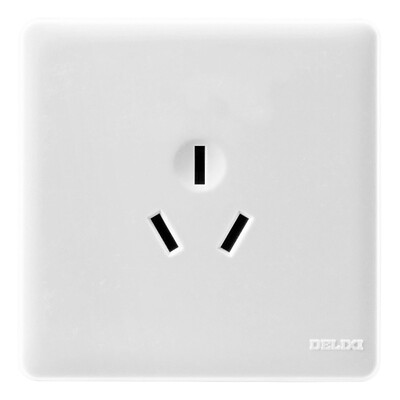 

Germany West DELIXI switch socket panel 16A air conditioning socket large board Ya white series