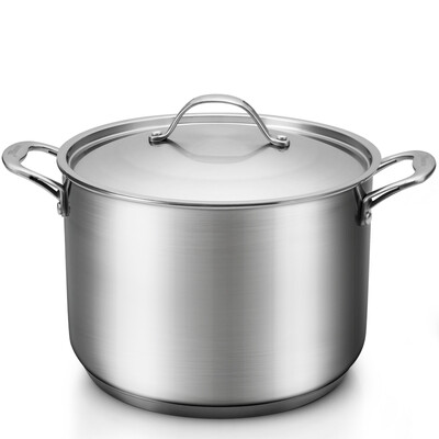 

[Супермаркет] Jingdong платины Отис Эрл Боде высокой Stockpot 24см 304 из нержавеющей стали разлива капельного горшок тушить горшок с газовой плитой плита Универсальный