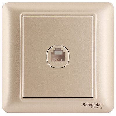 

Schneider Schneider switch socket phone socket panel Rui Yi series of gold