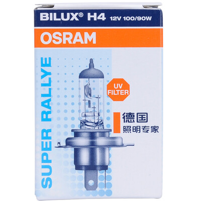

OSRAM H4 12 В 100/90 Вт 62204 P43t супер ралли auto off road лампа автомобилей галогенные лампы фар 3200 К 1X