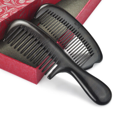 

Yu Mei people black sandalwood suit natural whole wood on the comb gift set to send friends to send home to send leaders