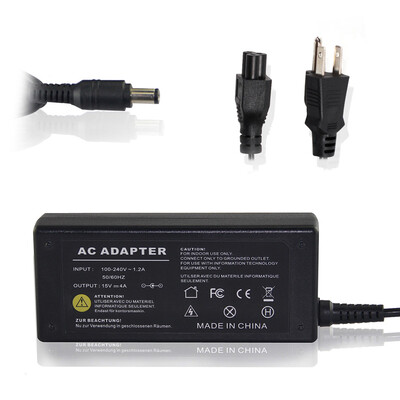 

US Plug 15V 4A 60W Unniversal AC Adapter Power Supply Battery Charger for Toshiba Satellite 1400 1800 2400 2500 5000 5100 A10