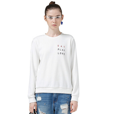 

Первый язык TOYOUTH Английская буква короткая одежда 8710521009 рис белый M