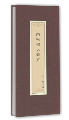 

历代名家临摹系列:赵楷书大悲咒