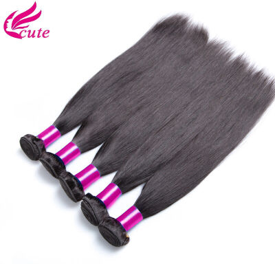 

Natural Color 100g/Pcs Brazilian Straight Hair 4 Bundles 8A Grade Virgin Unprocessed Human Hair Straight Brazilian Straight Hai