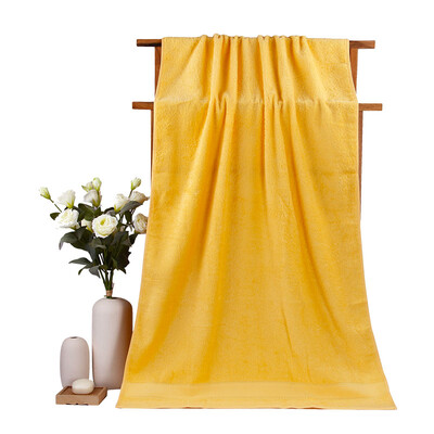 

Xin brand towel home textile Europa senior cotton satin bath towel 70 140cm yellow