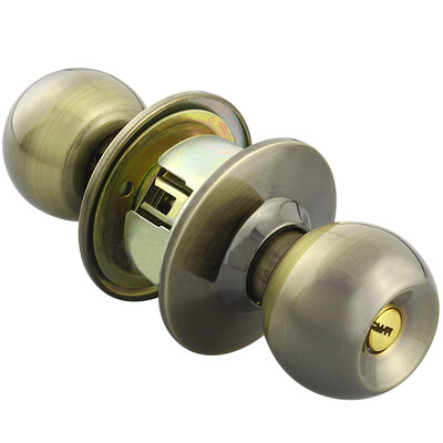 

Yuhuaze ball lock indoor anti-theft lock round lock bedroom door lock lock margin 7cm green bronze
