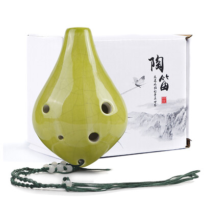

[Супермаркет] Jingdong Leiothrix (Lovebird) 6 отверстий Ocarina среднего тона С окрашен переменным магнитной свистулькой стропа XS1028 начинающего учебником огурцом