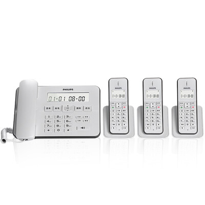 

Philips (PHILIPS) DCTG192 одним из трех беспроводных беспроводных телефонов беспроводной телефон белый