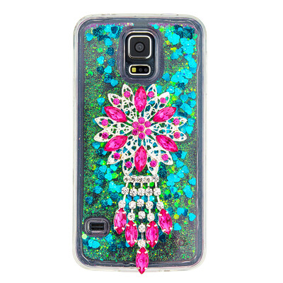

Динамический Quicksand Блеск наливные Мягкая ТПУ чехол для SAMSUNG S5
