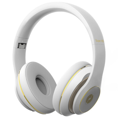 

IGene Super HD II wireless headset Bluetooth headset wireless HIFI intelligent noise reduction sliding touch percussion music game sports voice cloud white