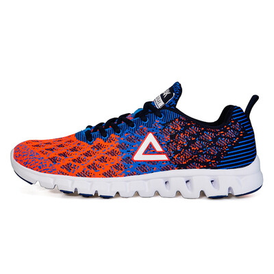 

Peak PEAK fashion sports shoes men running shoes DH610327 deep blue orange red 44 yards