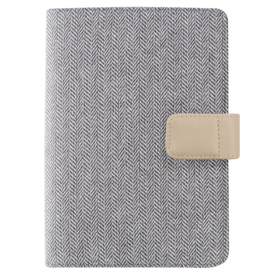 

kinbor cotton&linen A6 hand books notebooks stationery notebook diary hand books silver snow DTB6115
