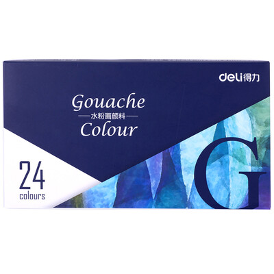 

Deli) 73850 art painting watercolor paint 12 color boxed
