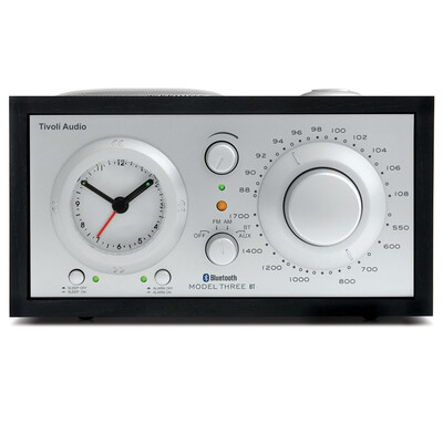

Американские звуковые часы (Tivoli Audio) Будильник M3BT - Blackwood Silver Bluetooth Radio / Bluetooth-динамик / Деревянный HIFI-рабочий стол