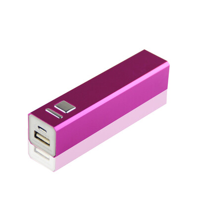 

2600mAh банк силы резервного копирования Пауэрс мобильных питания Розовый