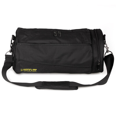 

Landcase men sports bag fitness bag bag leisure package male A90 black trumpet with LOGO