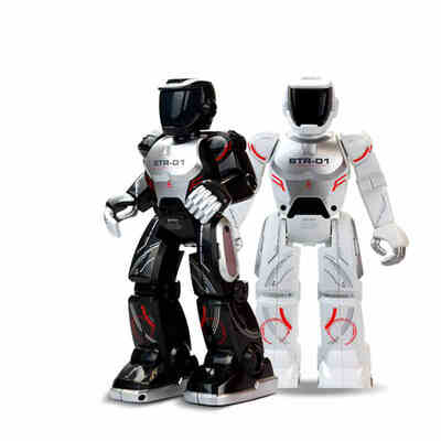 

Silverlit Toys Children's Intelligent Robot Toys High-tech Toys Remote Control Robot Dance Robot - Bluetooth Robot SLVC88022STD