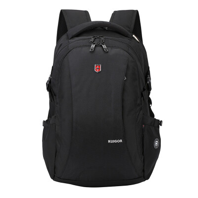 

RUIGOR Computer Shoulder Bag Men & Women Sports Travel Backpack Student Bag RG6178 Standard Edition Black