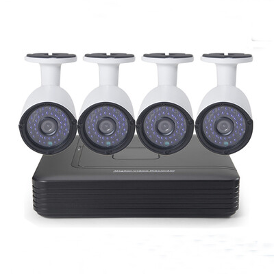 

Cotier CCTV Security Camera System 4CH 1U DVR H264 1080N AHD Outdoor Camera 960P Bullet CCTV Kit