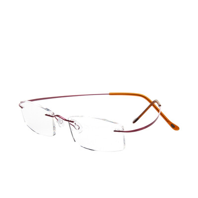 

Love LianSan reading glasses men&women models old glasses glasses titanium boxless glasses old glasses men&women models 8013 200 silver