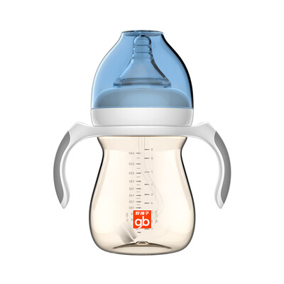 

gb детский рожок PPSU 240ml- розовый