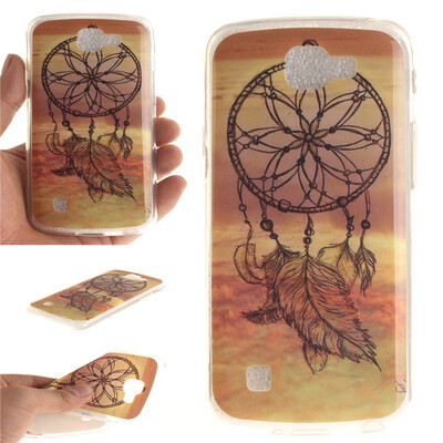 

Обложка Dreamcatcher Pattern Мягкий тонкий ТПУ резиновый силиконовый гель чехол для LG K4