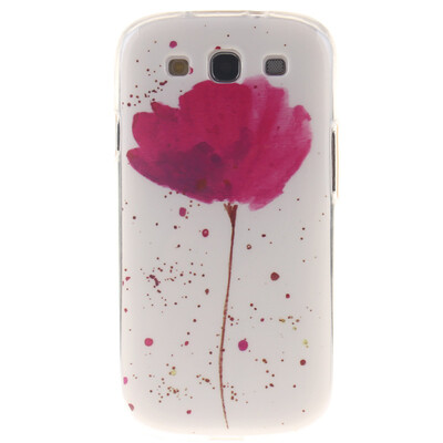 

Purple orchid Pattern Soft Thin TPU Rubber Silicone Gel Case Cover for SAMSUNG GALAXY SIII I9300
