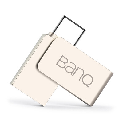 

banq MX mini mobile phone U disk 16GB Type-C31 USB30 dual interface high-speed boutique USB flash drive OTG mobile phone dual-use U disk pearl silver