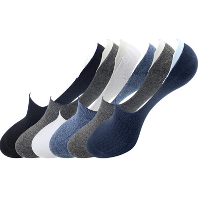 

Jingdong Supermarket St Paul&39s socks men&39s stealth socks summer boat socks cotton leisure socks men&39s 6 double-loaded 5428-A anti-off mixed color