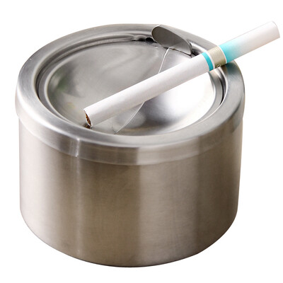 

Ou Runzhe stainless steel with lid windproof ashtray
