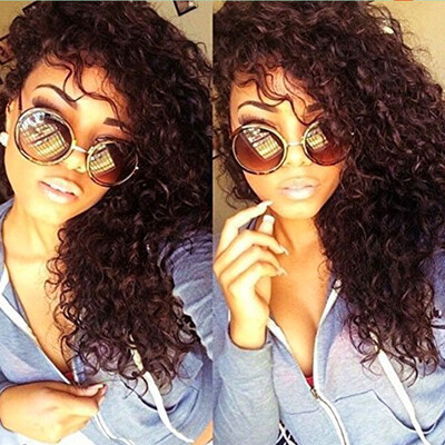 

NLW Peruvian virgin human hair Full lace wigs Curly Glueless wigs with baby hair for black women