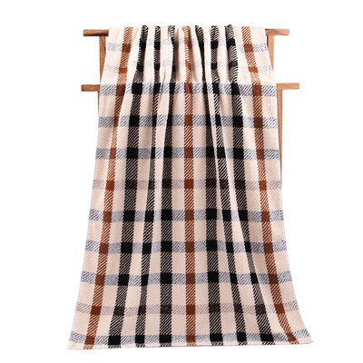 

Jingdong supermarket Xin brand preferred towel home textile life master classic cotton pure soft water bath large towel yellow 400g Article 70 140cm