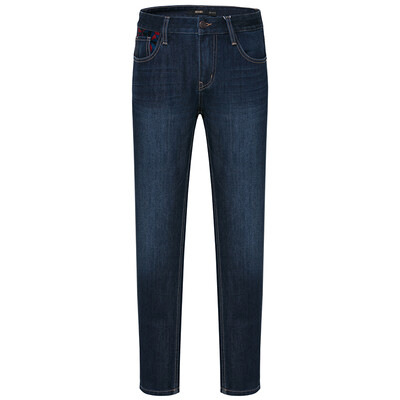 

Semir Men's low waist simple print cowboy trousers Korean tide 19416241905 cowboy dark blue 33