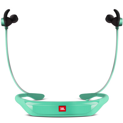 

JBL Reflect Response Профессиональная спортивная беспроводная Bluetooth-гарнитура Touch Action Водонепроницаемая потливость Телефонная гарнитура Шея Полосатый зеленый