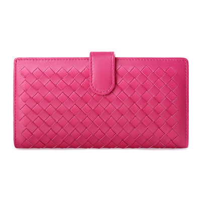 

Санкт Тиффани (SENDEFN) г-жа бумажник долго разделе европейских и американских женщин бумажник овчины вязать корейской версии большой емкости роза красная молния кошелек 1146