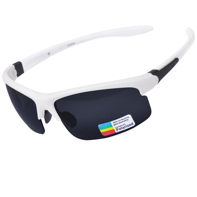 

Banglong XQ289 sunglasses polarized driver driving sunglasses men and women glasses comfortable mirror frame outdoor sports riding mirror sand white