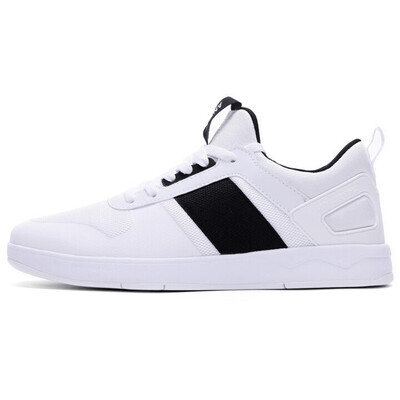 

Anta ANTA men&39s shoes 91648010-7 fashion stitching trend sports slippers comfortable low to help casual shoes Anta white black 445