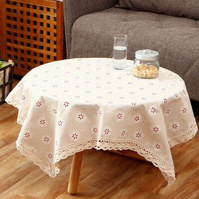 

Ou Runzhe dust cover towel cotton linen head cabinet refrigerator computer small table multi-purpose cover cloth
