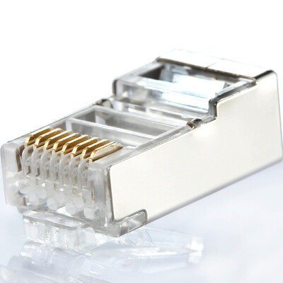 

Pukang (AMPCOM) инженерный класс шесть экранированные кристалл голову 8P8C RJ45 сети гальваническим медным покрытием разъемы 50U 100