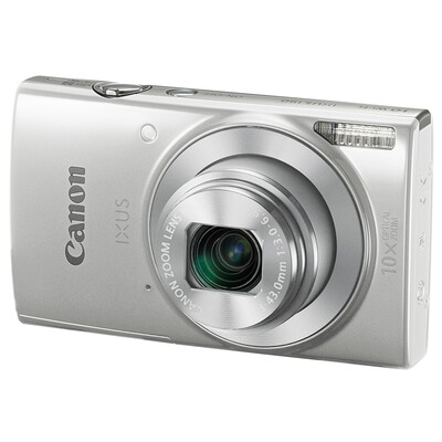 

Canon (Canon) IXUS 190 цифровая камера (20 Мп 10-кратный оптический зум 24мм ультра-широкоугольный поддерживает Wi-Fi и NFC) Серебро